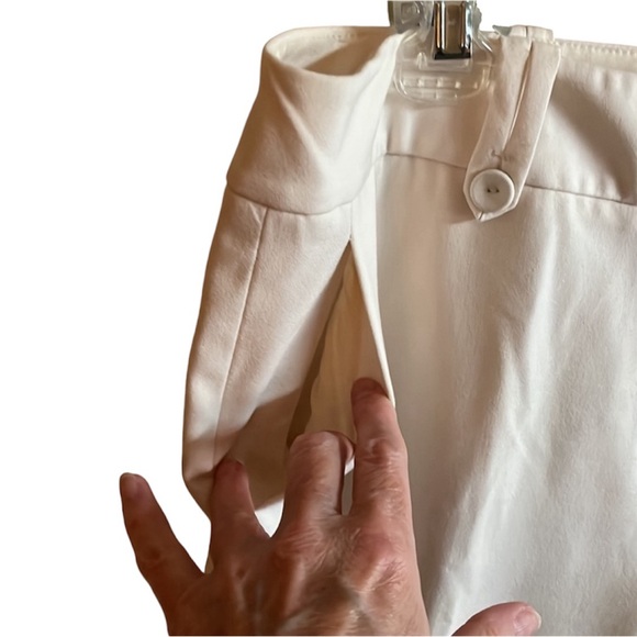 Talbots Signature Boot Ivory Dress Pants Size 12 - Picture 6 of 9